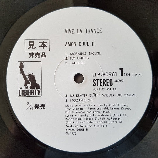 Amon Düül II - Vive La Trance (LP, Album, Promo)