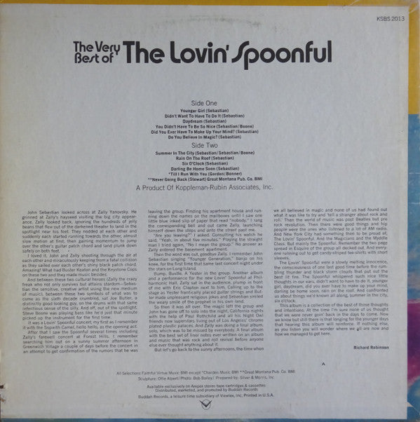 The Lovin' Spoonful - The Very Best Of The Lovin' Spoonful (LP, Comp)
