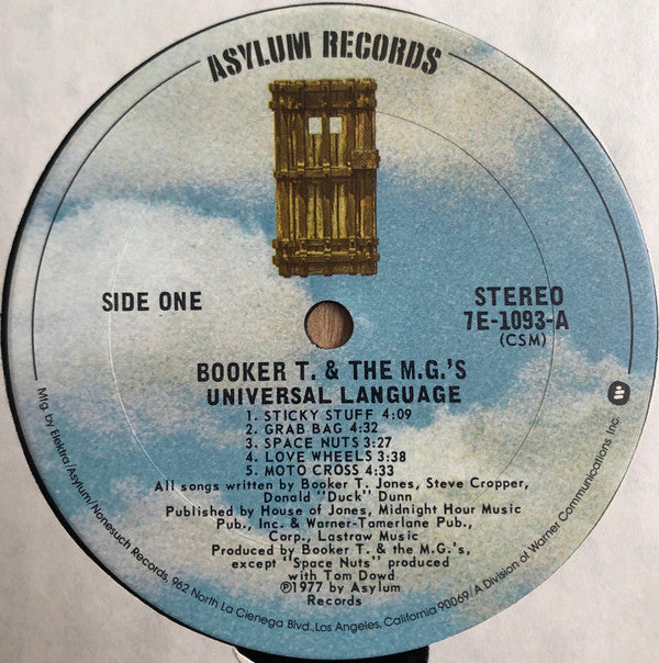 Booker T & The MG's - Universal Language (LP, Album, San)