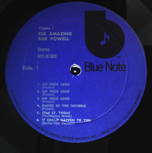Bud Powell - The Amazing Bud Powell, Volume 1 (LP, Album, RE)