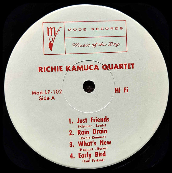 Richie Kamuca Quartet* - Richie Kamuca Quartet (LP, Album, Mono, RE)