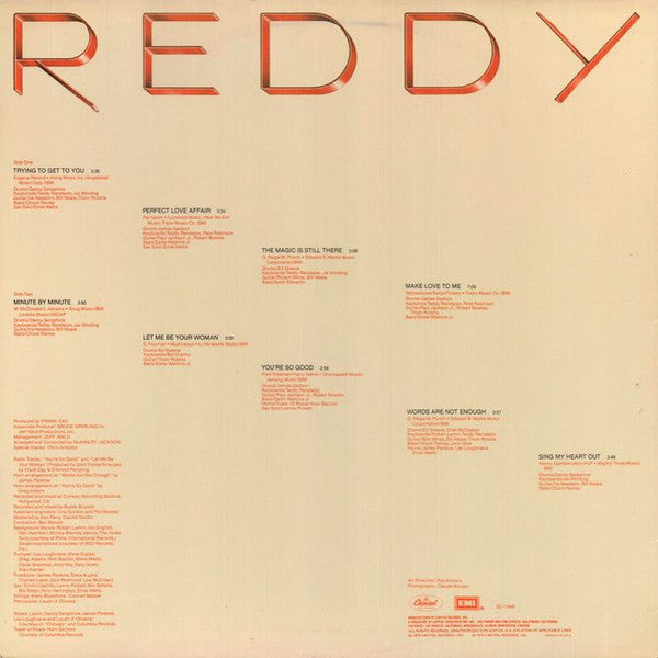 Helen Reddy - Reddy (LP, Album, Los)