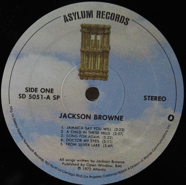 Jackson Browne - Jackson Browne (LP, Album, RP, SP )