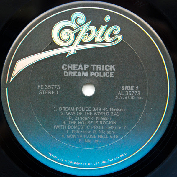 Cheap Trick - Dream Police (LP, Album, San)
