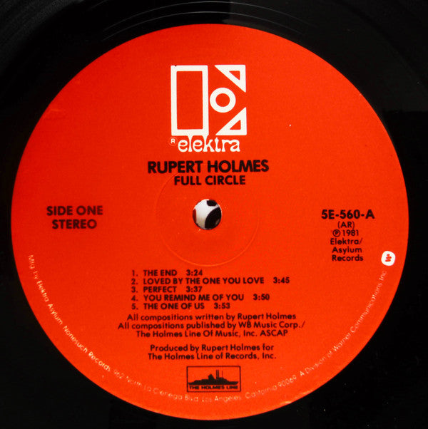 Rupert Holmes - Full Circle (LP, Album, AR)