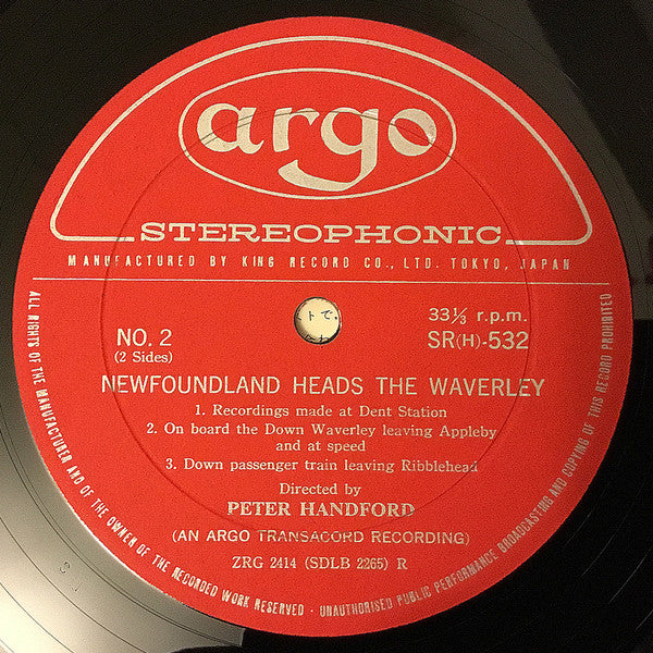 Peter Handford - Newfoundland Heads The Waverley (LP, 見本品)