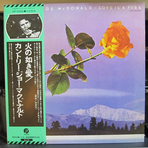 Country Joe McDonald - Love Is A Fire (LP, Album, Promo)