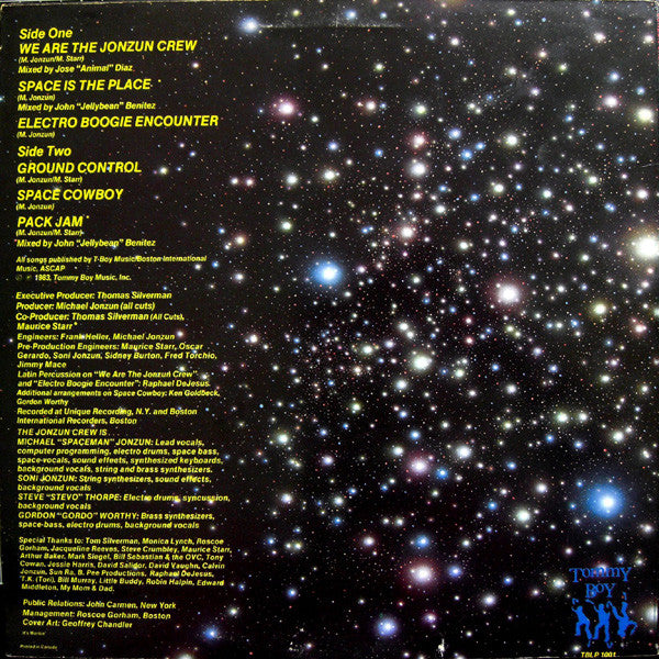 Jonzun Crew* - Lost In Space (LP, Album)