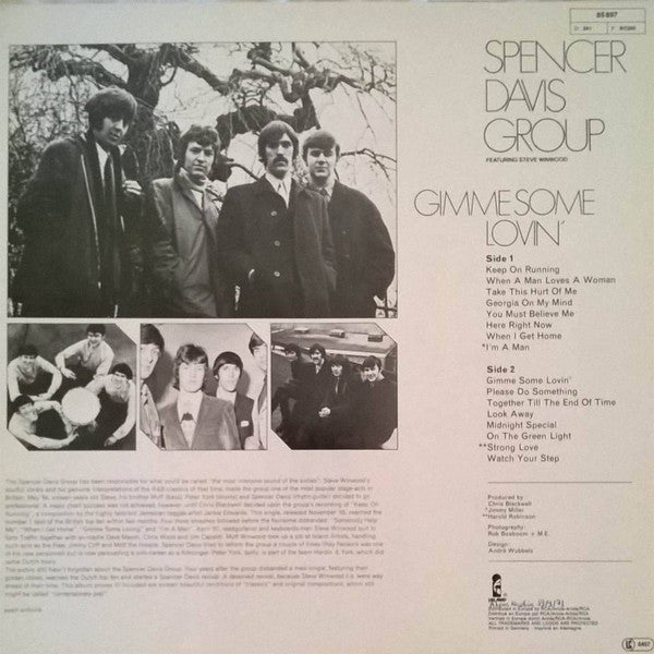 The Spencer Davis Group - Gimme Some Lovin' (LP, Comp, RE)