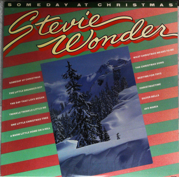Stevie Wonder - Someday At Christmas (LP, Album, RE)