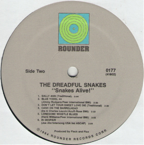 The Dreadful Snakes - Snakes Alive! (LP, Album, RP)