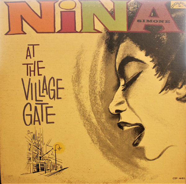 Nina Simone - At The Village Gate (LP, Album, Mono, RP, Mon)