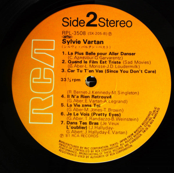 Sylvie Vartan - Sylvie Vartan (LP, Comp, RE)