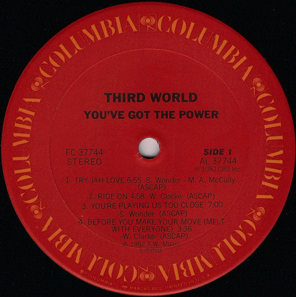 Third World - You've Got The Power (LP, Album, Ter)