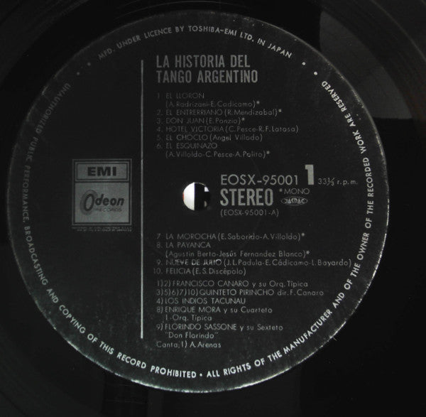 Various - La Historia Del Tango Argentino (3xLP, Comp, Box)
