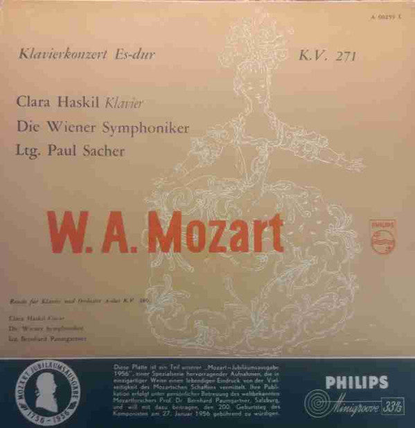 Clara Haskil - Klavierkonzert Es-dur K.V. 271(LP, Mono, RE)