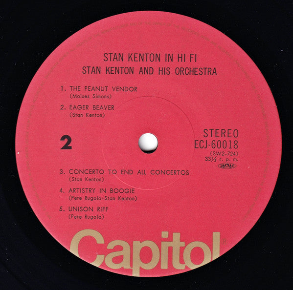 Stan Kenton - Kenton In Hi Fi (LP, Album, RE)