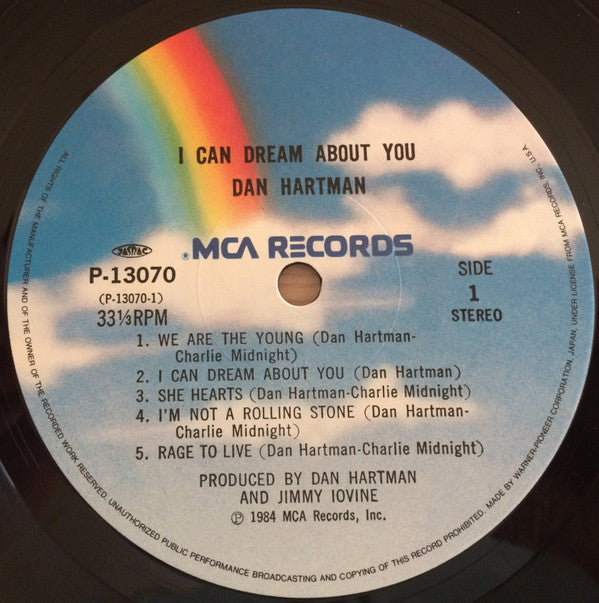 Dan Hartman - I Can Dream About You (LP, Album)