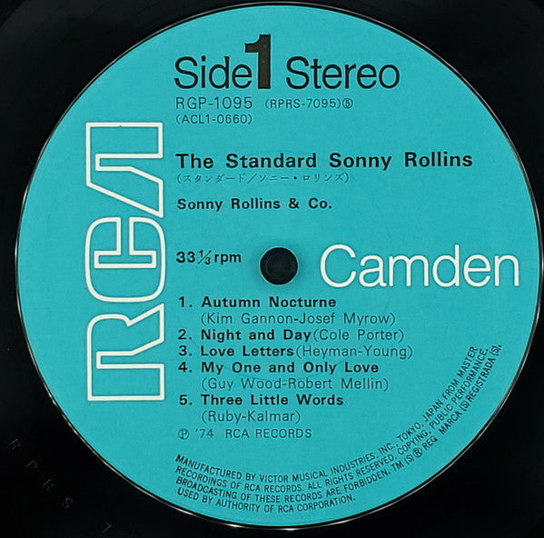 Sonny Rollins & Co. - The Standard Sonny Rollins (LP, Album)