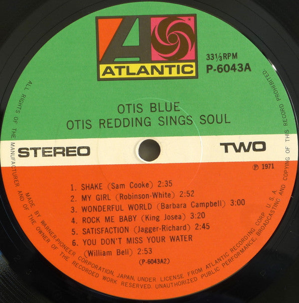 Otis Redding - Otis Blue / Otis Redding Sings Soul (LP, Album, RE)