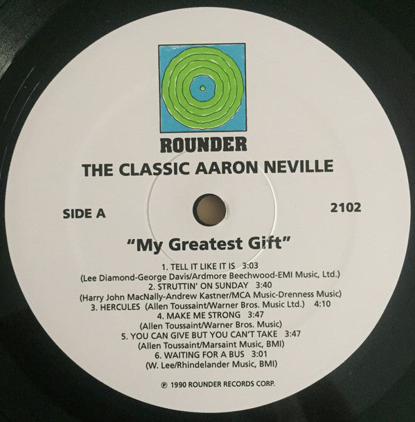 Aaron Neville - The Classic Aaron Neville ""My Greatest Gift""(LP, ...