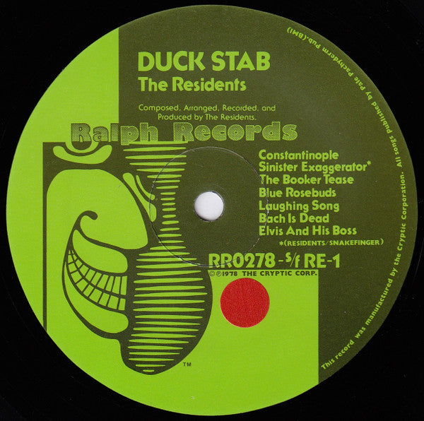 The Residents - Duck Stab / Buster & Glen (LP, Album, Gre)