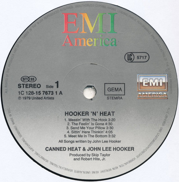 Canned Heat & John Lee Hooker - Hooker 'N' Heat (2xLP, Album, RP)