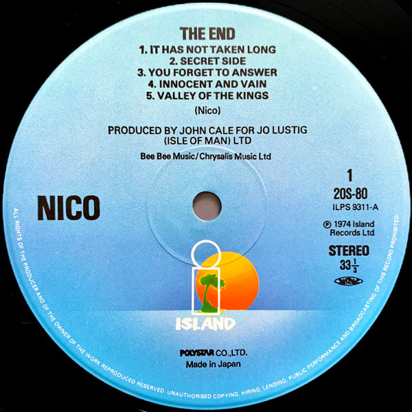 Nico (3) - The End... (LP, Album, RE)