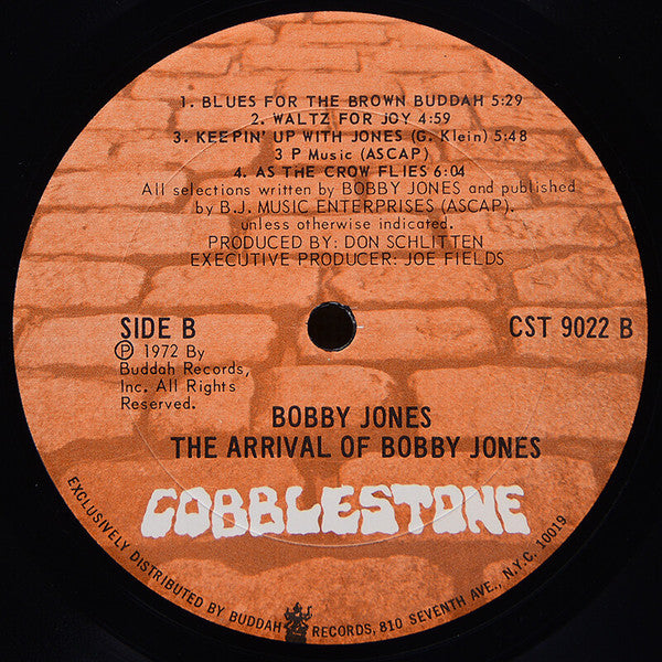 Bobby Jones (2) - Arrival Of Bobby Jones (LP, Album)