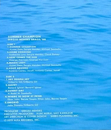 Sergio Mendes Brasil '88* - Summer Champion (LP, Comp)