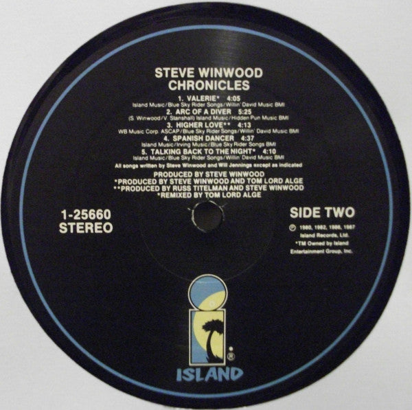 Steve Winwood - Chronicles (LP, Comp, All)