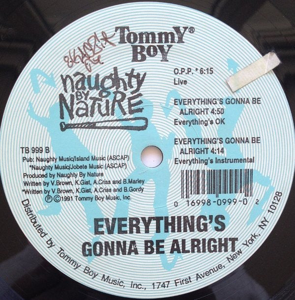 Naughty By Nature - Everything's Gonna Be Alright (12"")