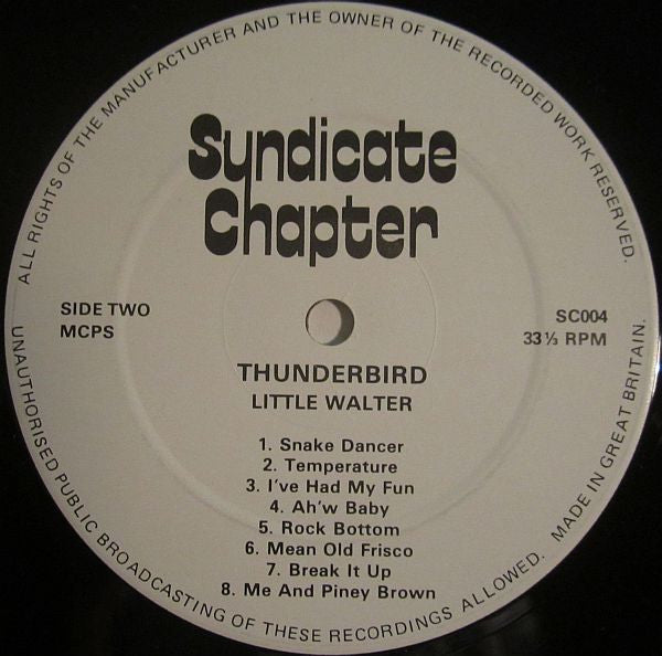 Little Walter - Thunderbird (LP, Comp)