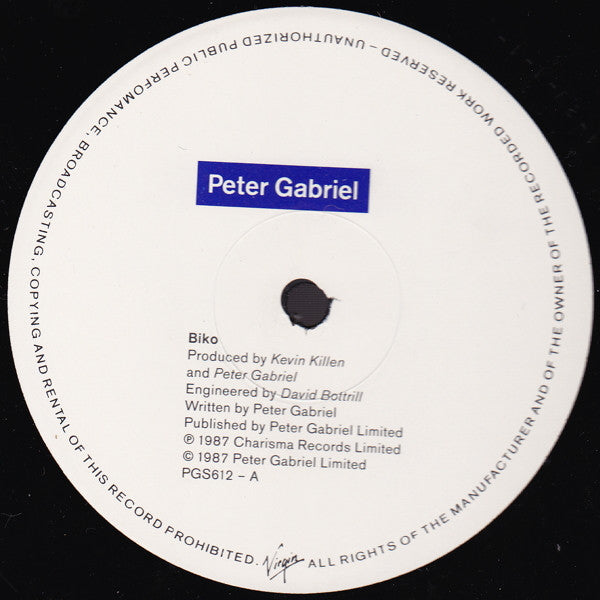 Peter Gabriel - Biko (12"")