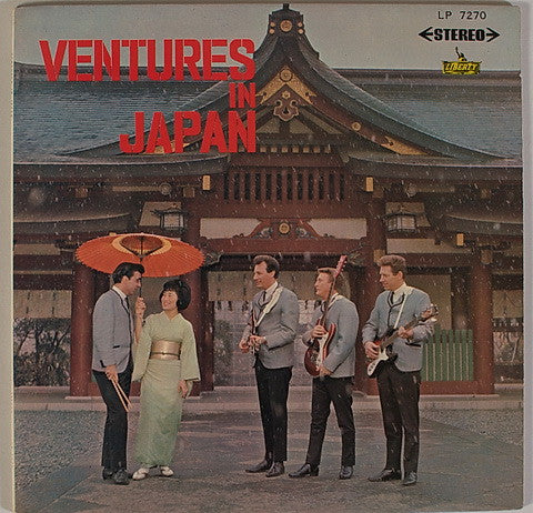 The Ventures - Ventures In Japan (LP, Album, Red)