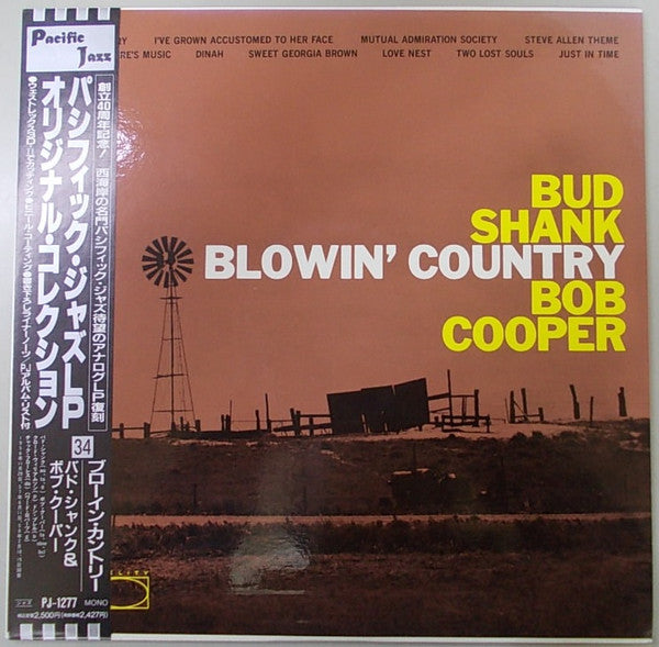 Bud Shank & Bob Cooper - Blowin' Country (LP, Album, Mono, RE)