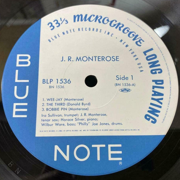 J.R. Monterose - J.R. Monterose (LP, Album, Mono, Ltd, RE)