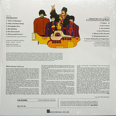 The Beatles - Yellow Submarine (LP, Album, Mono, Ltd, RE, Red)