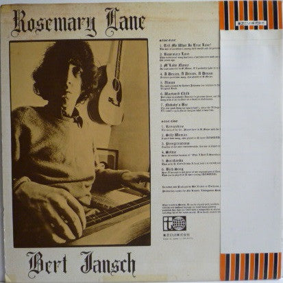 Bert Jansch - Rosemary Lane (LP, Album)