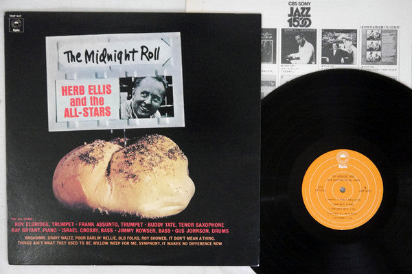 Herb Ellis And The All-Stars - The Midnight Roll (LP, Album, RE)