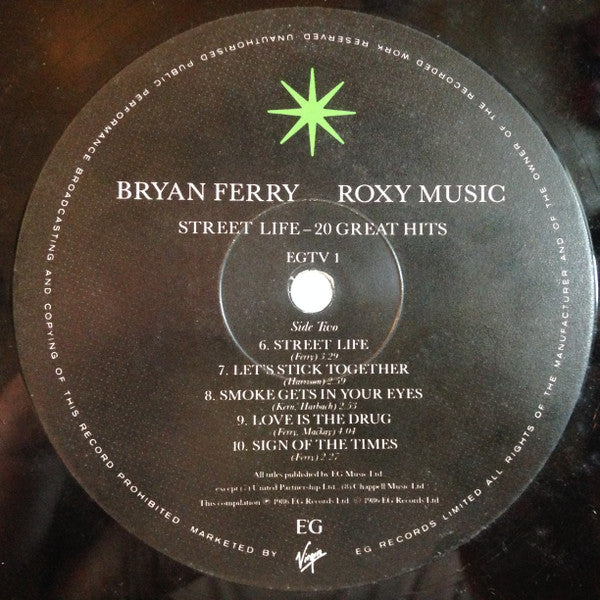 Roxy Music - Street Life - 20 Great Hits(2xLP, Comp, RM, Gat)