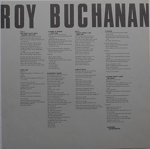 Roy Buchanan - That's What I Am Here For (LP, Album)