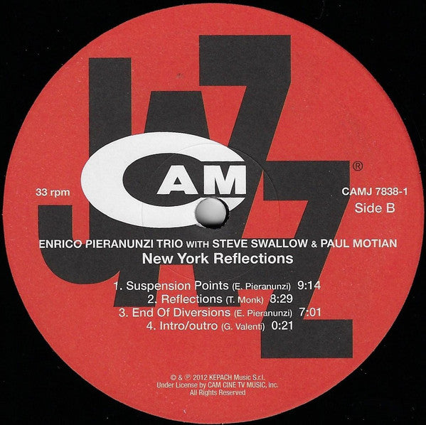 Enrico Pieranunzi Trio - New York Reflections (Live At Birdland)(LP...