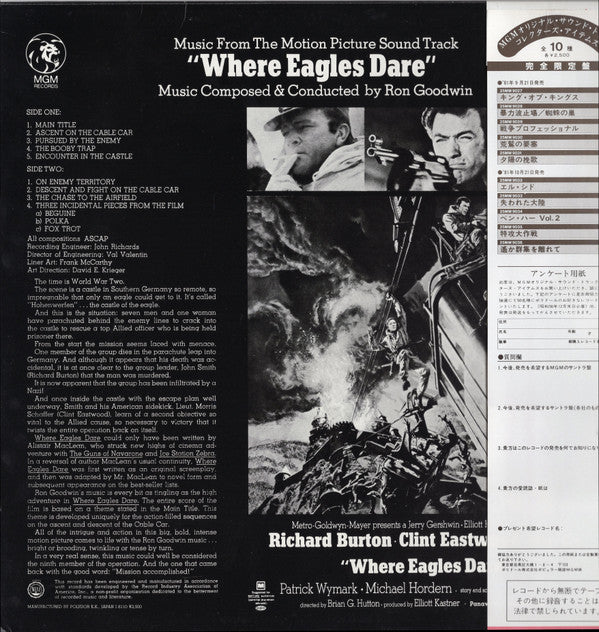 Ron Goodwin - Where Eagles Dare (LP, Album)