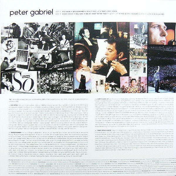 Peter Gabriel - So (LP, Album, Ltd, RE, RM, 200)