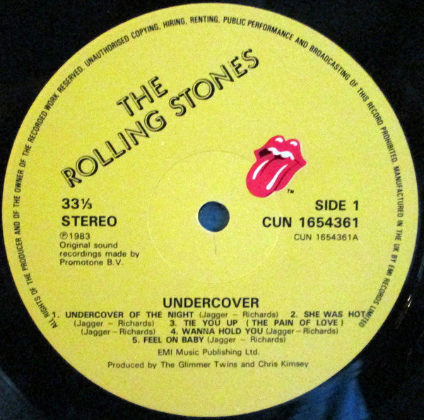 The Rolling Stones - Undercover (LP, Album, RE)