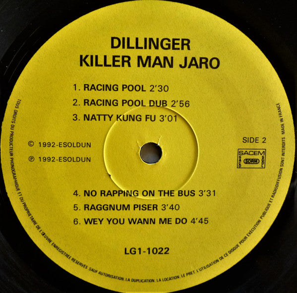 Dillinger - Killer Man Jaro (LP, Comp)