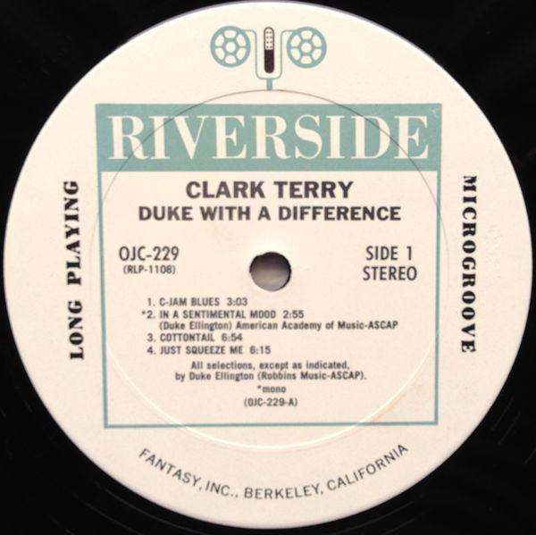 Clark Terry - Duke With A Difference (LP, Album, RE)