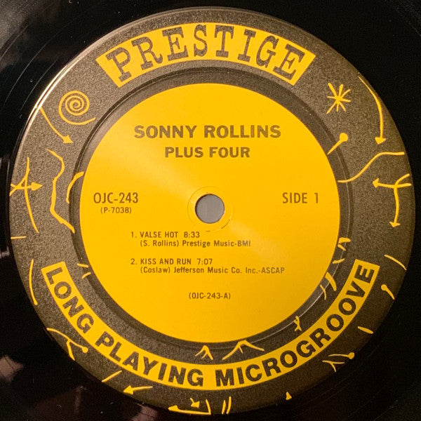 Sonny Rollins - Plus 4 (LP, Album, Mono, RE, RM)