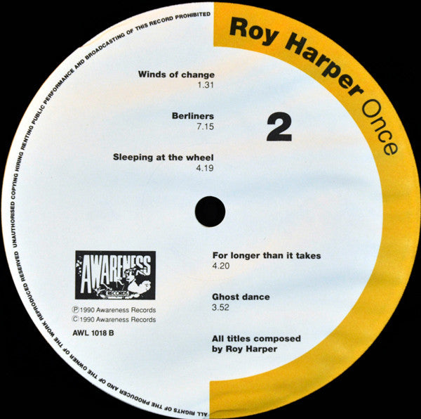 Roy Harper - Once (LP, Album)